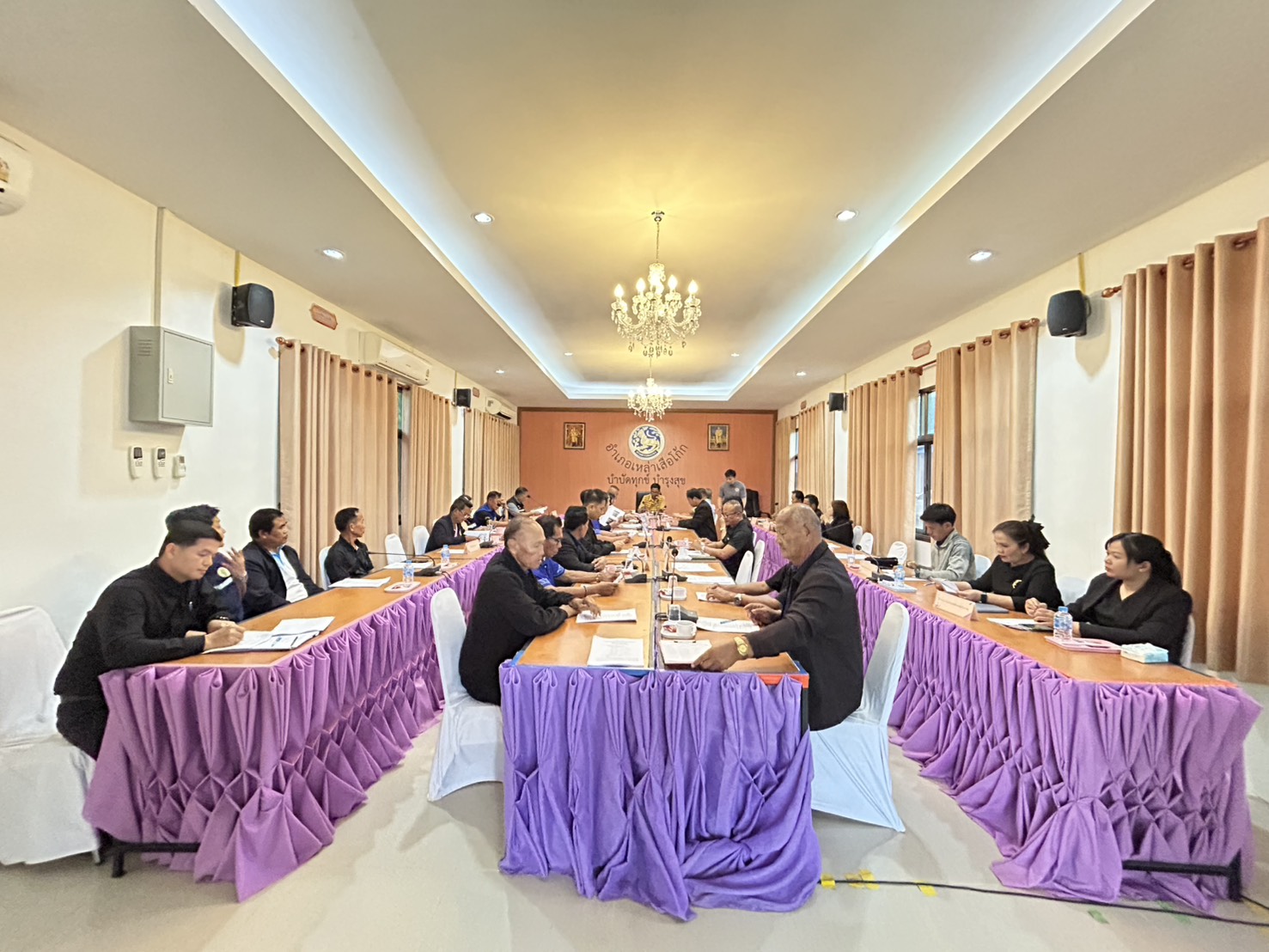 พช.เหล่าเสือโก้ก  ร่วมประชุมหัวหน้าส่วนราชการอำเภอเหล่าเสือโก้ก ครั้งที่ 3/2569