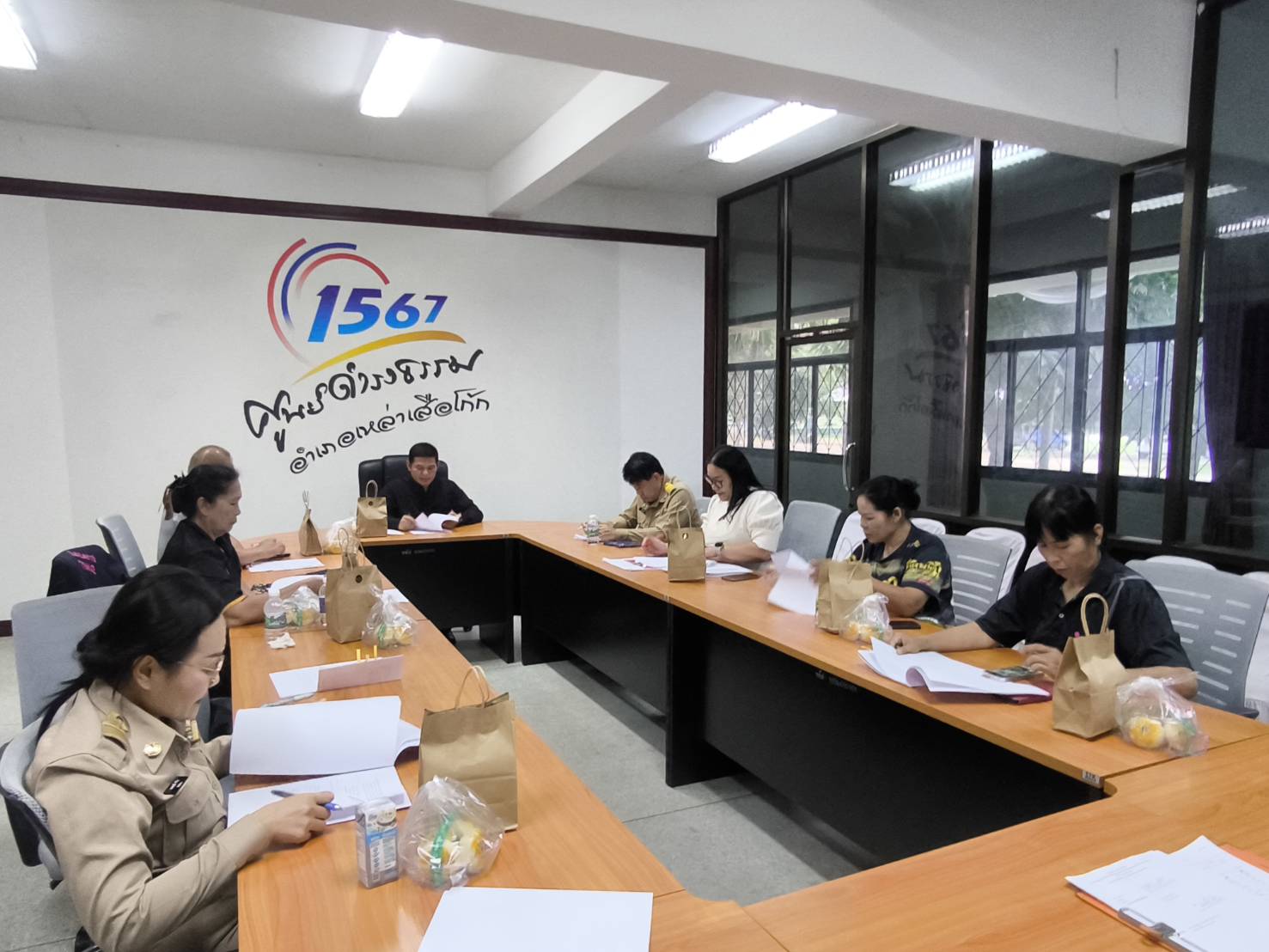 พช.เหล่าเสือโก้ก  ประชุมคณะอนุกรรมการกลั่นกรองและติดตามการดำเนินงานกองทุนพัฒนาบทบาทสตรีอำเภอเหล่าเสือโก้ก ครั้งที่ 6/2569