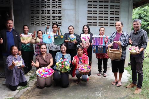 พช.เหล่าเสือโก้ก  ร่วมลงพื้นที่ตรวจติดตามการดำเนินโครงการส่งเสริมกระบวนการเรียนรู้เครือข่าย KBO และโครงการพัฒนาคุณภาพผลิตภัณฑ์ OTOP กลุ่มปรับตัวสู่การพัฒนา (Quadrant D) ประจำปีงบประมาณ 2569